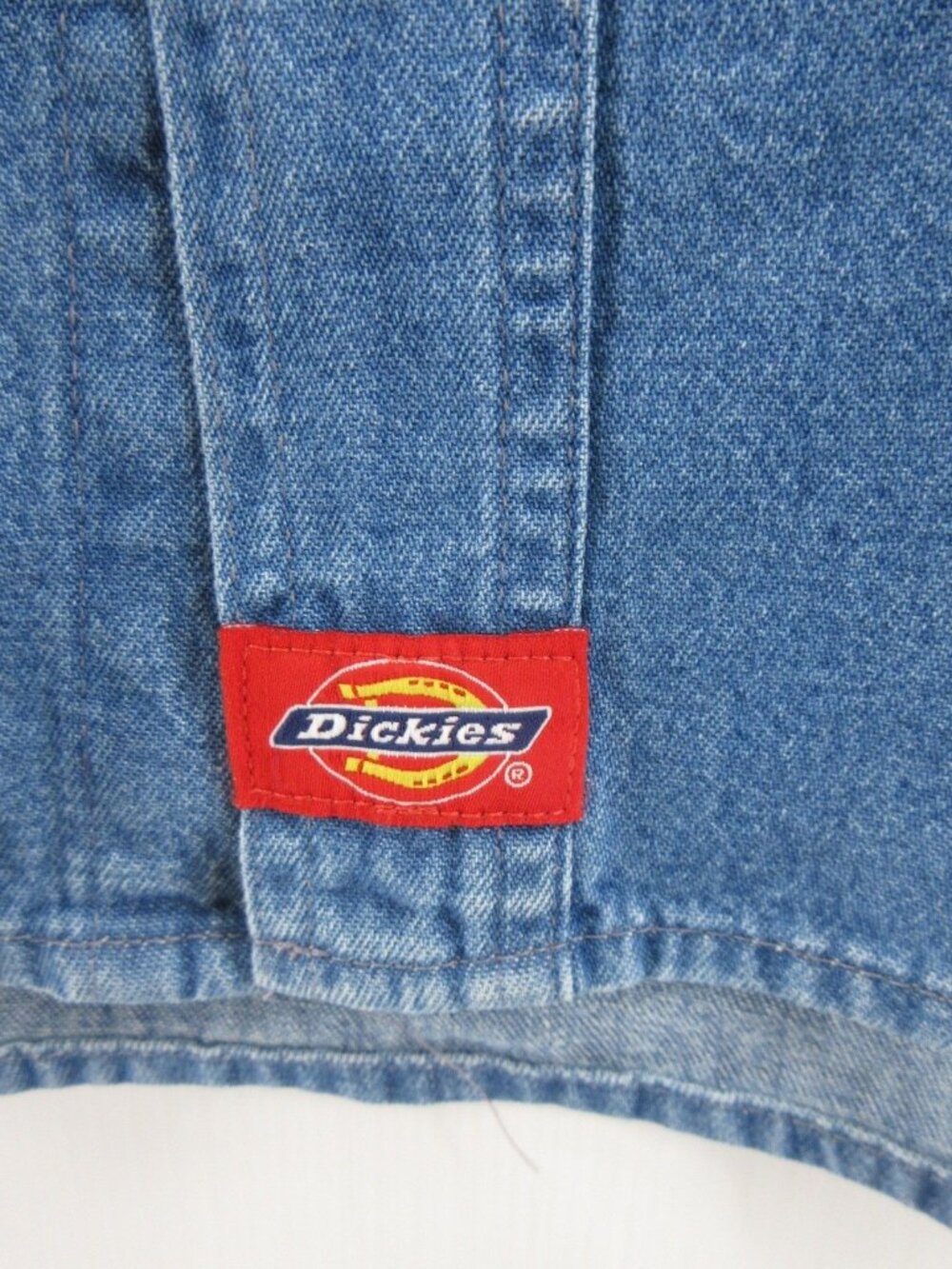 Dickies Shirt XXXL Denim Button Down Workwear Pocket Deadstock Y2K NEW - Picture 4 of 13